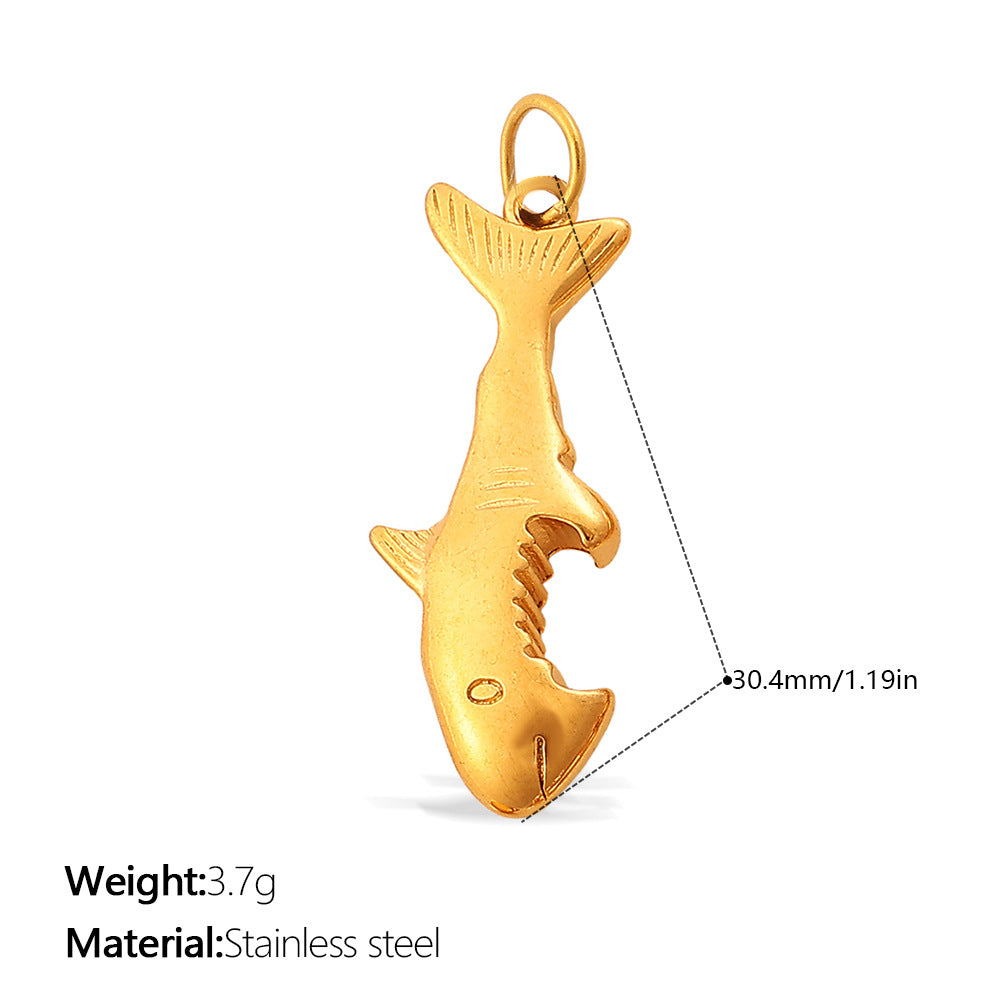 European Sea Life Pendant Versatile Dolphin Shark DIY Charm