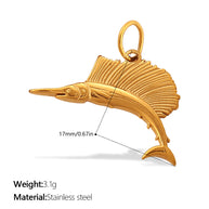 European Sea Life Pendant Versatile Dolphin Shark DIY Charm