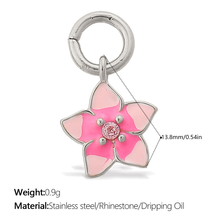 Delicate Rose Sunflower Pendant Necklace Bracelet Charm