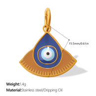 European Bohemian Hand of Fatima Pendant DIY Evil Eye Charm