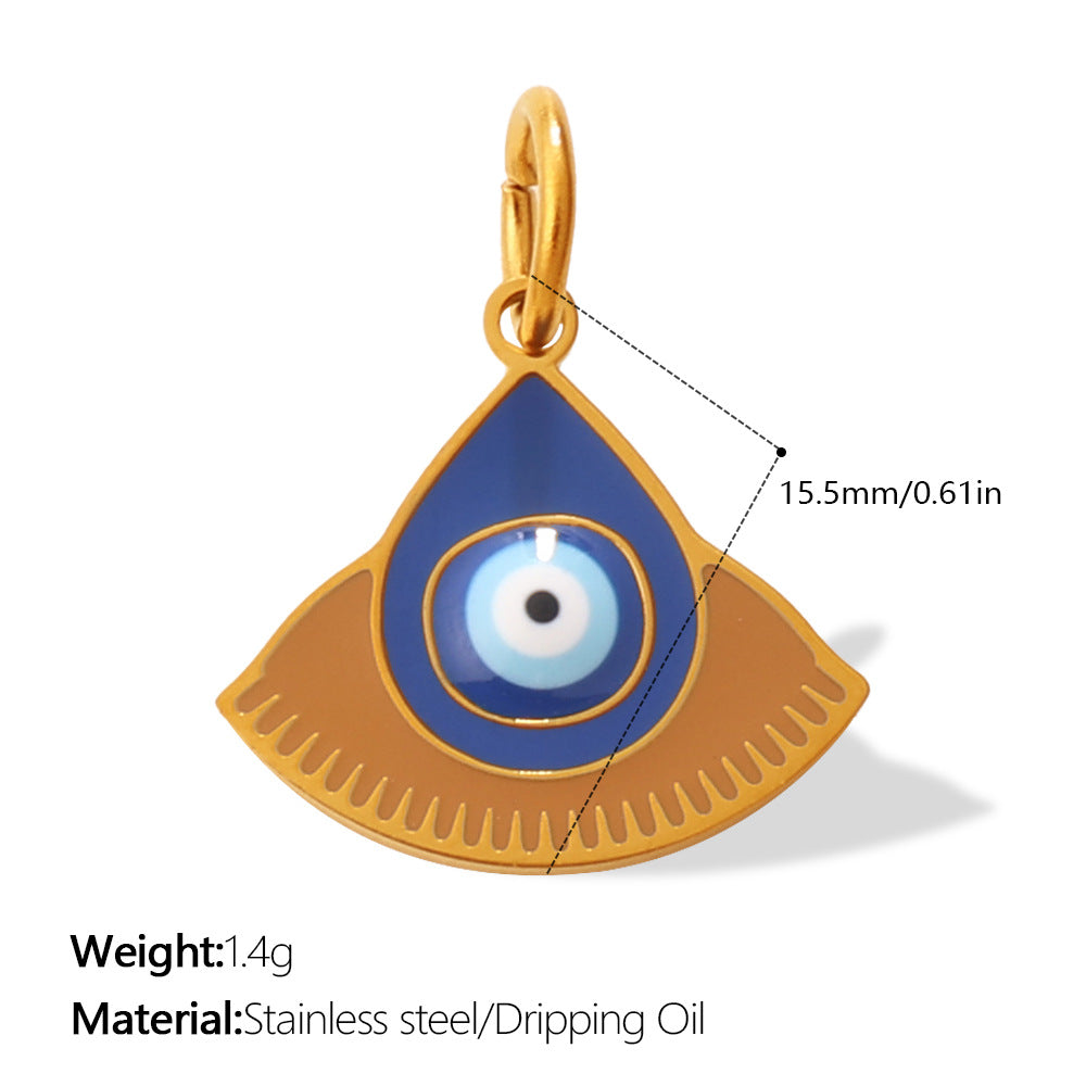 European Bohemian Hand of Fatima Pendant DIY Evil Eye Charm
