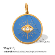 European Bohemian Hand of Fatima Pendant DIY Evil Eye Charm