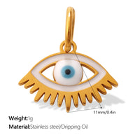 European Bohemian Hand of Fatima Pendant DIY Evil Eye Charm