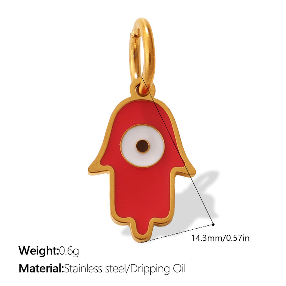 European Bohemian Hand of Fatima Pendant DIY Evil Eye Charm