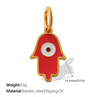 European Bohemian Hand of Fatima Pendant DIY Evil Eye Charm