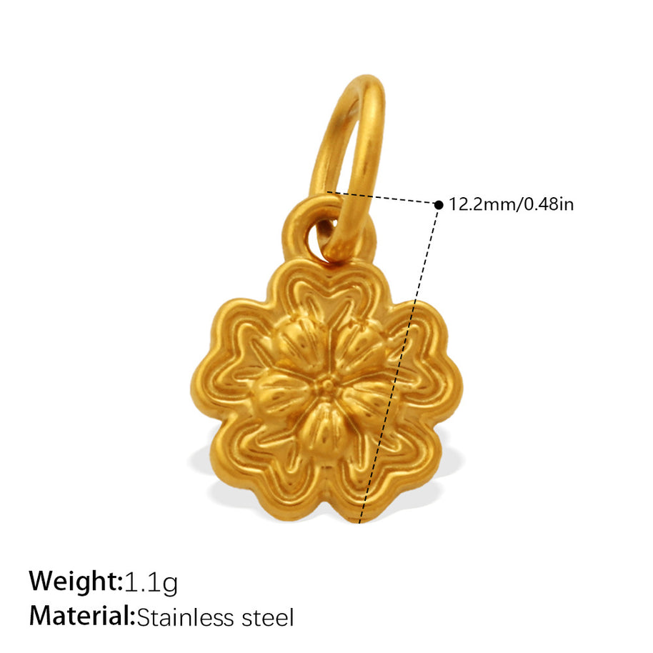 Delicate Rose Sunflower Pendant Necklace Bracelet Charm