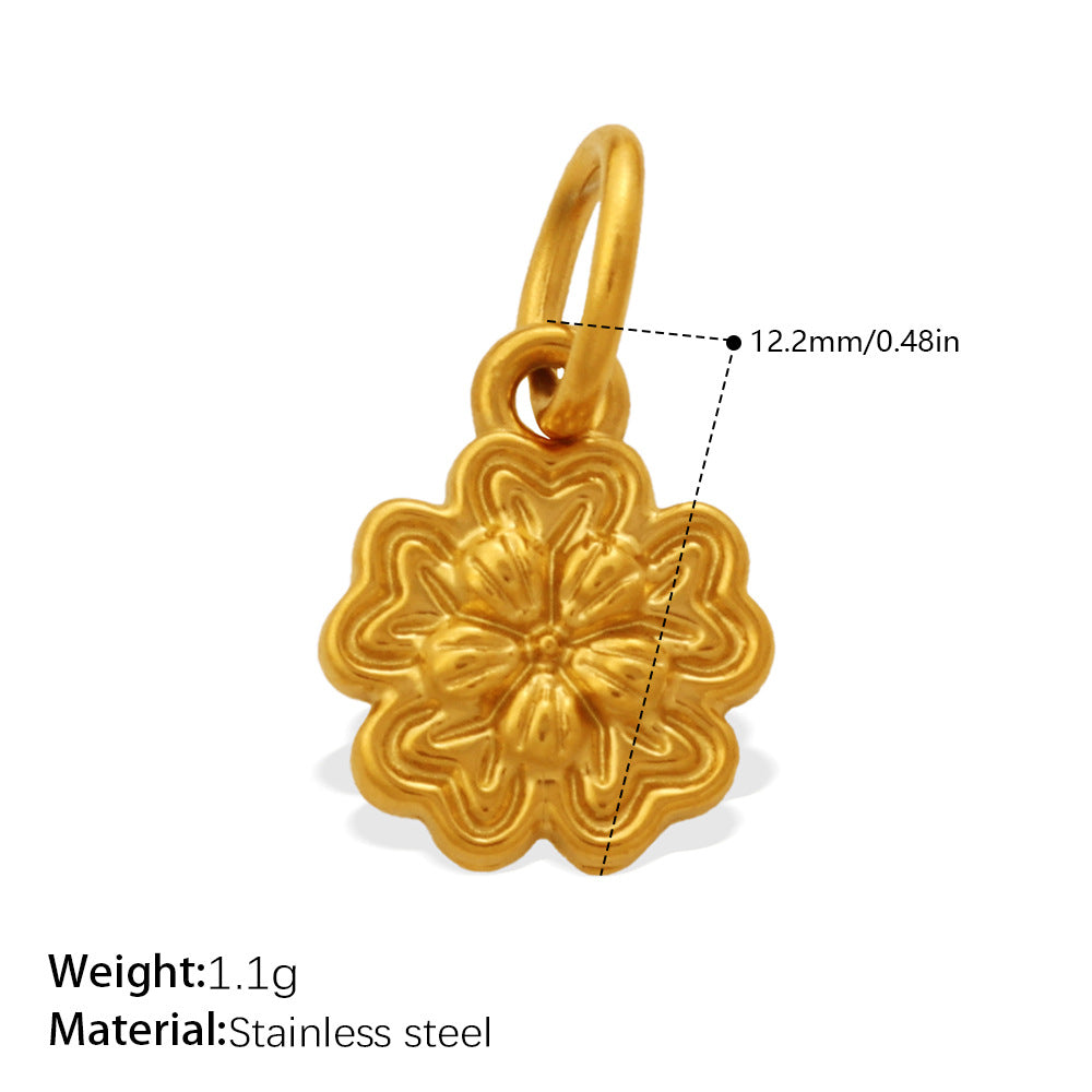 Delicate Rose Sunflower Pendant Necklace Bracelet Charm