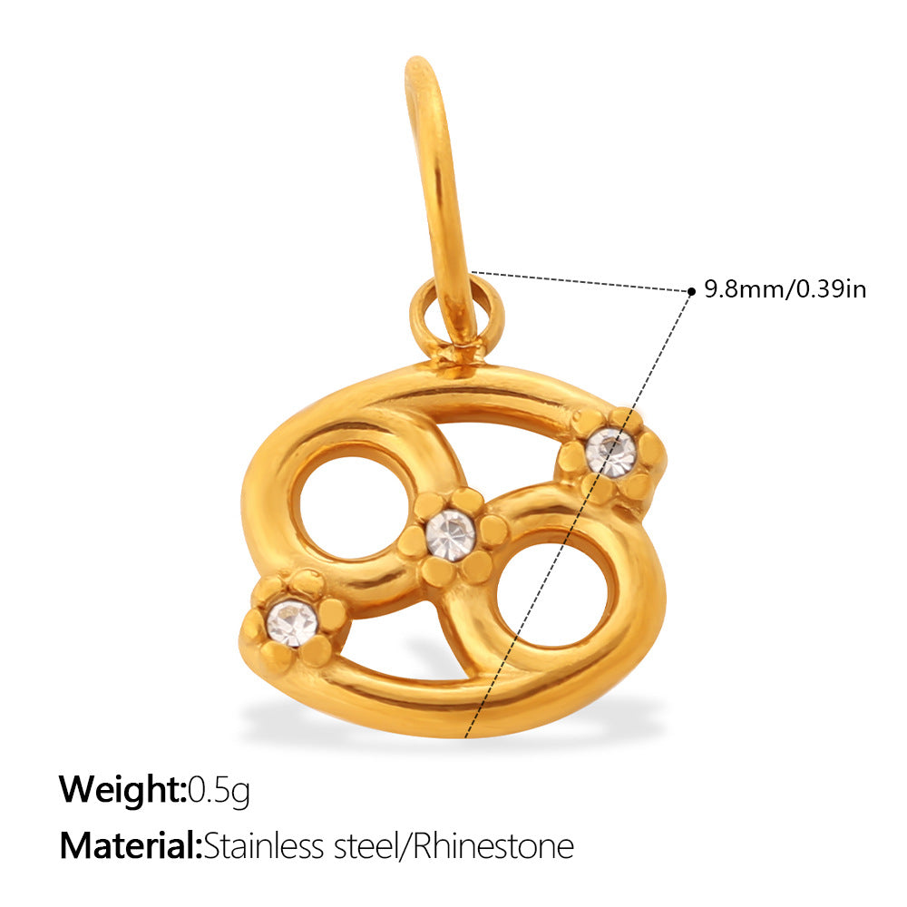 Premium Versatile Zodiac Charm  Individuality Pendant