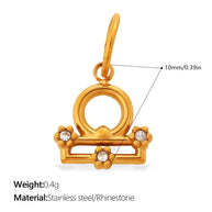 Premium Versatile Zodiac Charm  Individuality Pendant