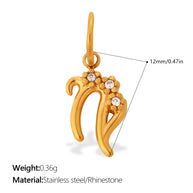 Premium Versatile Zodiac Charm  Individuality Pendant