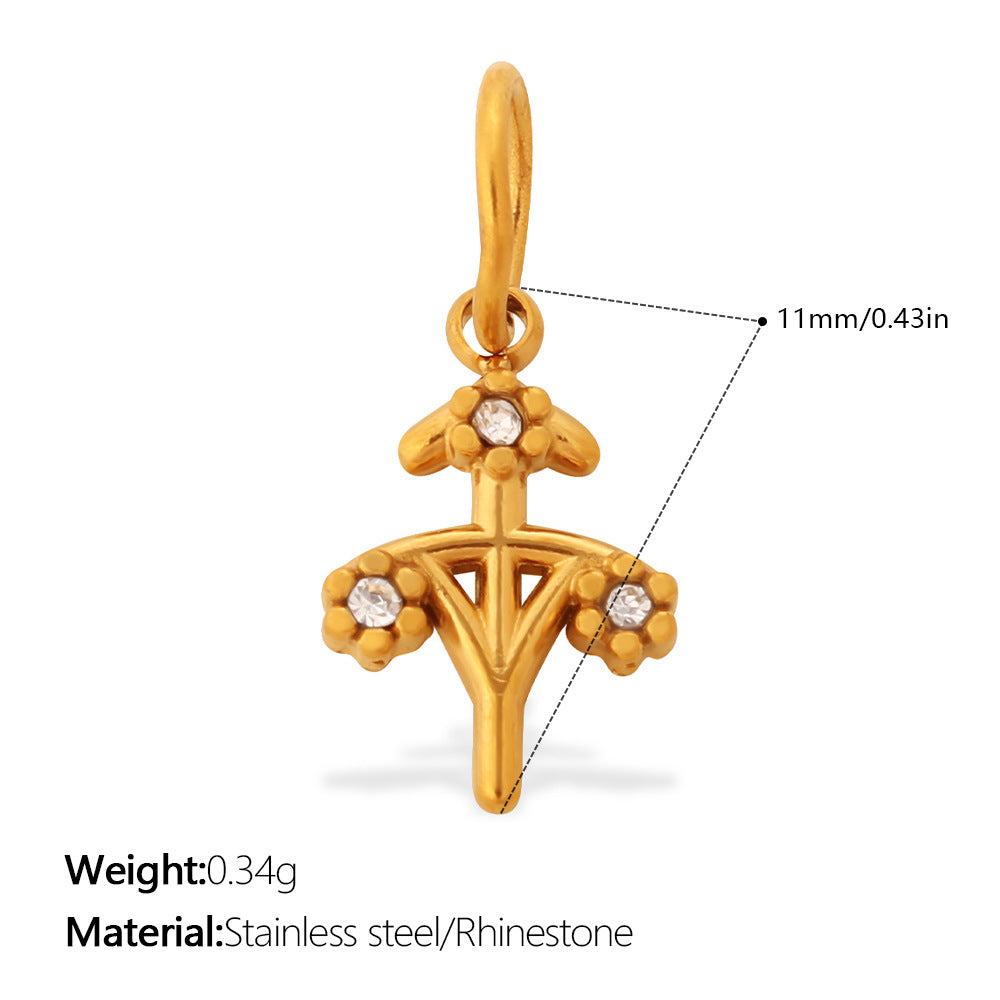 Premium Versatile Zodiac Charm  Individuality Pendant