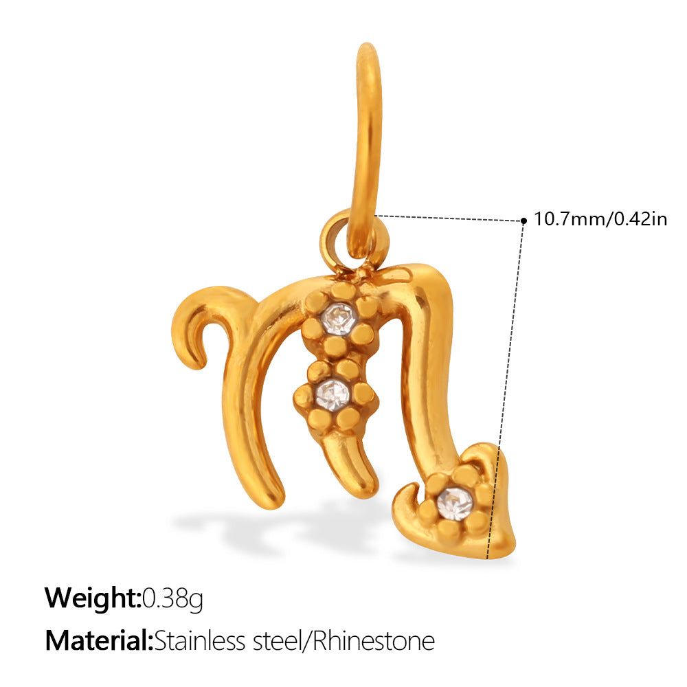 Premium Versatile Zodiac Charm  Individuality Pendant