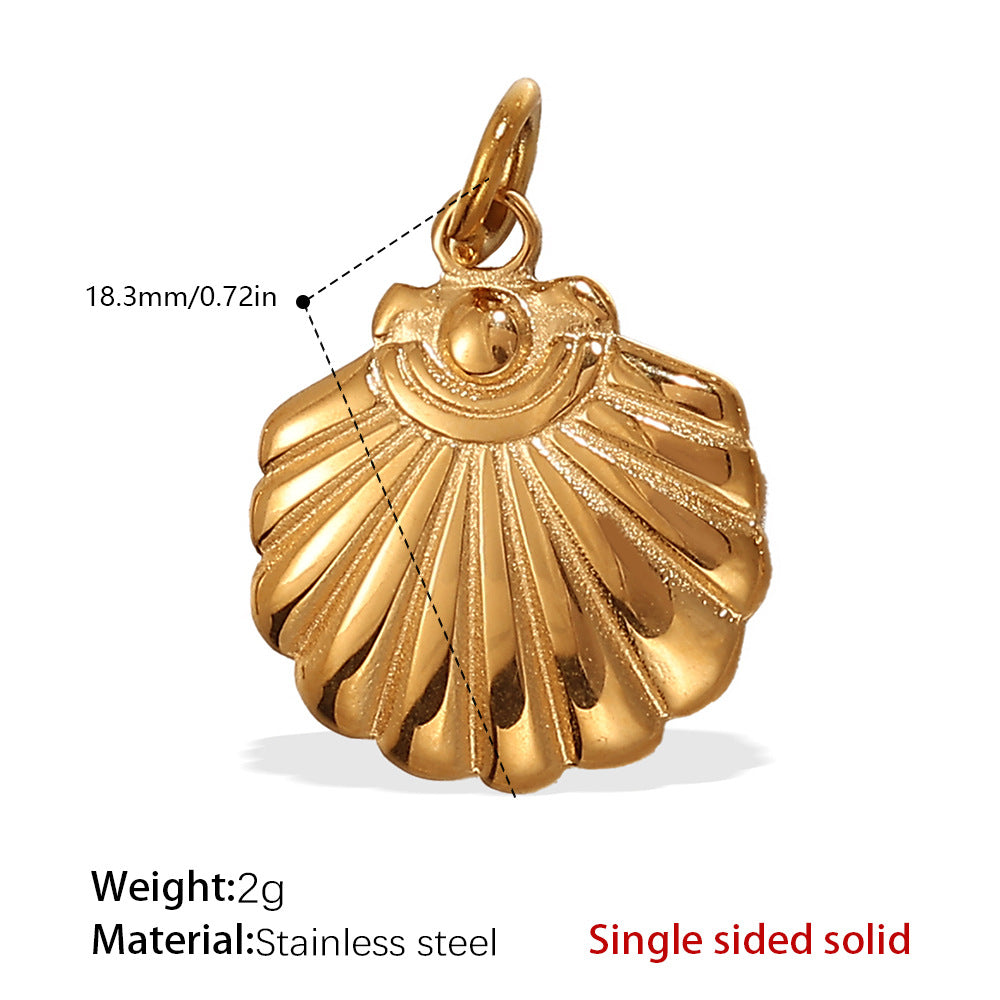 European Beach Starfish Conch Shell Pendant Luxury Style