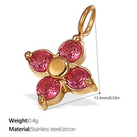 European Style Chili Pepper Pendant Steel 18K Gold JXPJ385-399