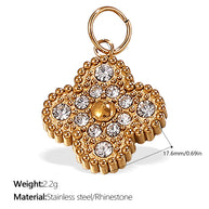 European Style Chili Pepper Pendant Steel 18K Gold JXPJ385-399