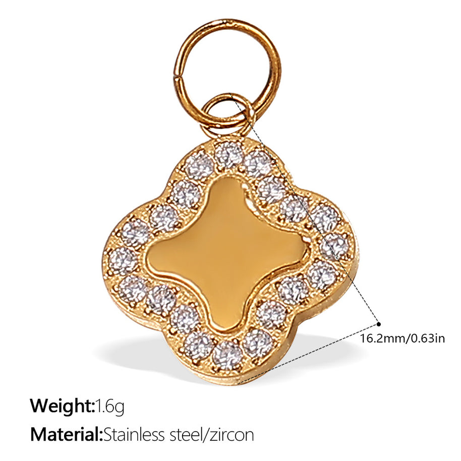 European Style Chili Pepper Pendant Steel 18K Gold JXPJ385-399