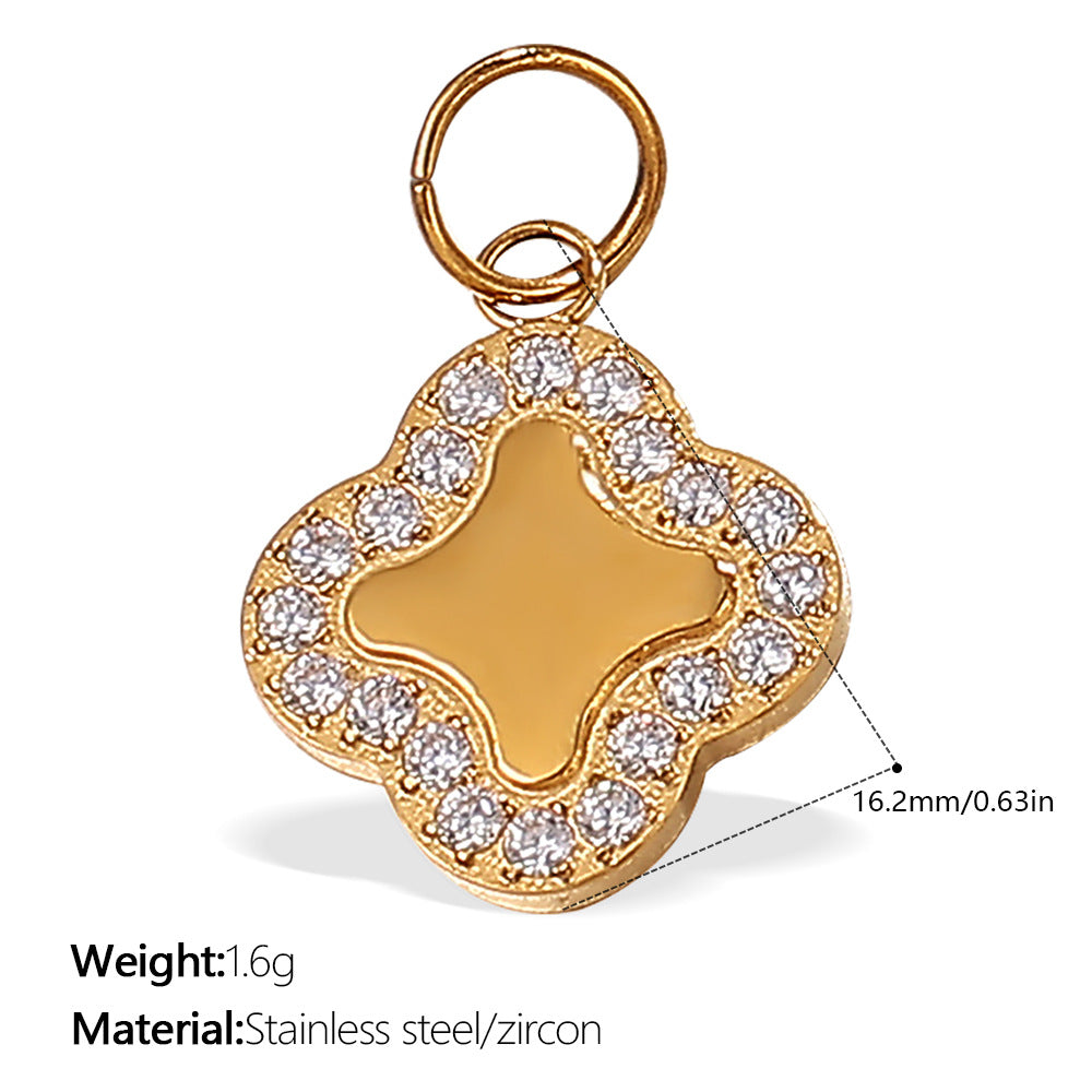 European Style Chili Pepper Pendant Steel 18K Gold JXPJ385-399
