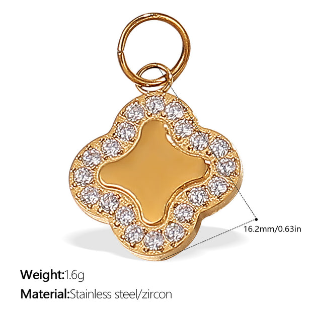 European Style Chili Pepper Pendant Steel 18K Gold JXPJ385-399