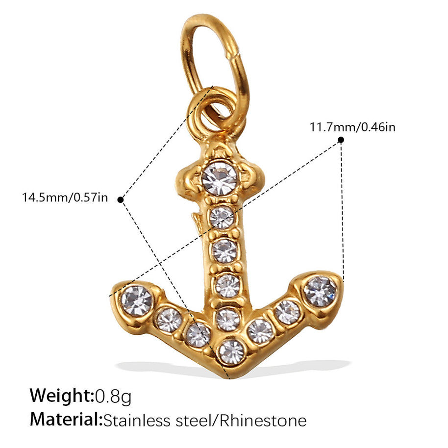 Rhinestone Starfish Coconut Crab Pendant DIY Ocean Style