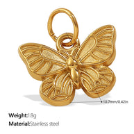 DIY Mini Butterfly Heart Pendant  European Creative Charm