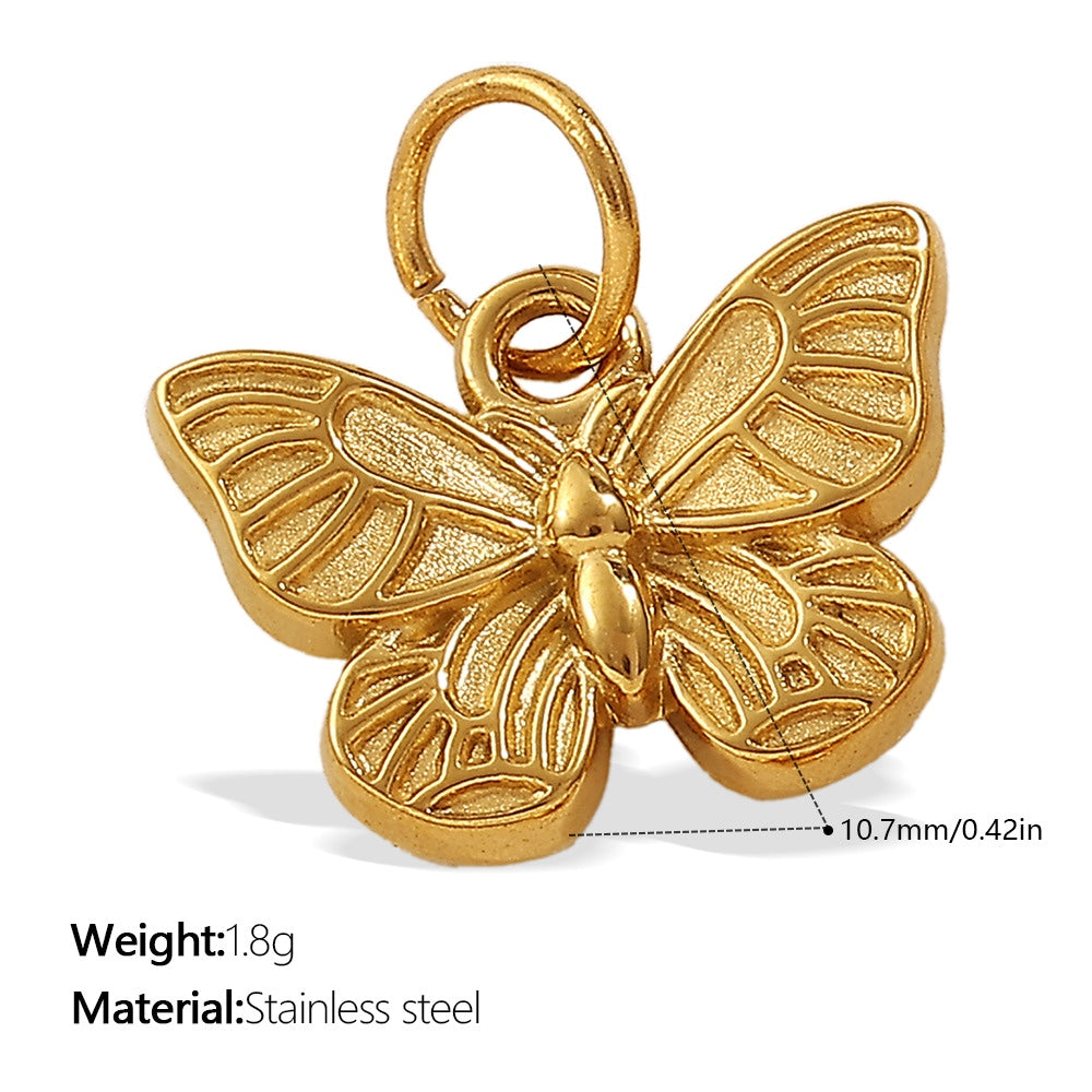 DIY Mini Butterfly Heart Pendant  European Creative Charm