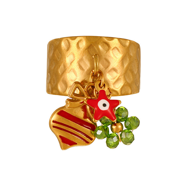 Christmas Evil Eye Ring JXQ09960