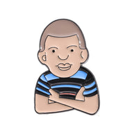 Manchester United Pin | Cartoon Soccer Brooch | Team Badge