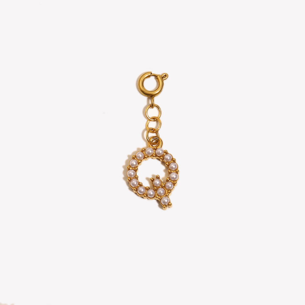Versatile Spring Clasp Pendant English Letters Women JXC9510