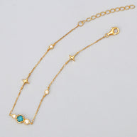 Turquoise Chain Bracelet