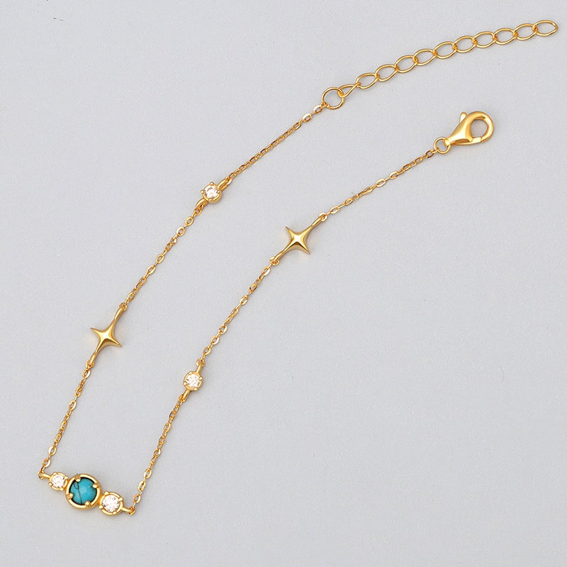 Turquoise Chain Bracelet