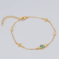 Turquoise Chain Bracelet