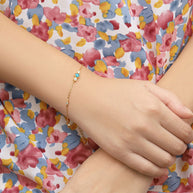 Turquoise Chain Bracelet