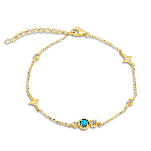 Turquoise Chain Bracelet