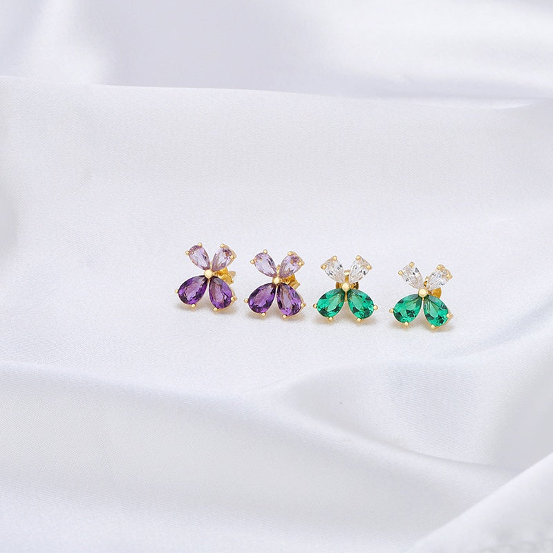 South Africa Gemstone Flower Earring