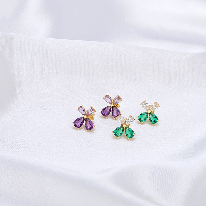 South Africa Gemstone Flower Earring