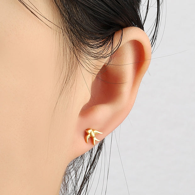 Mini Swallow Ear Piercings
