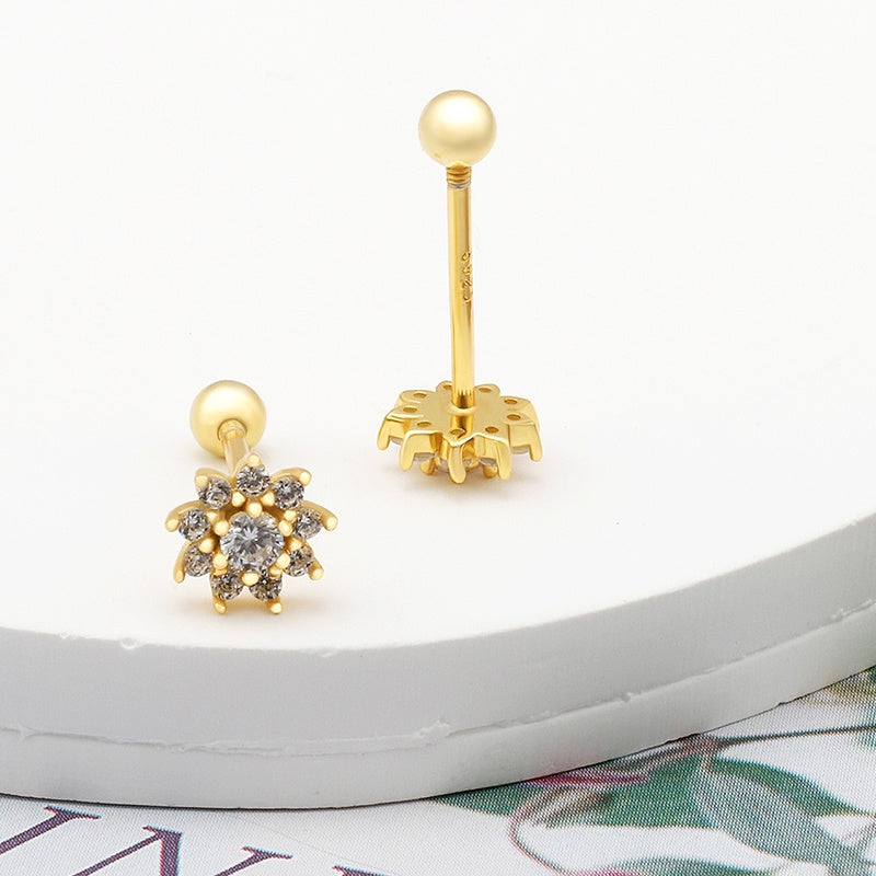 Flower Pretty Ear Piercings