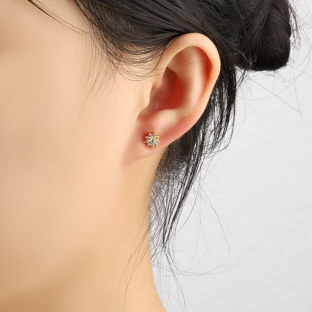 Flower Pretty Ear Piercings