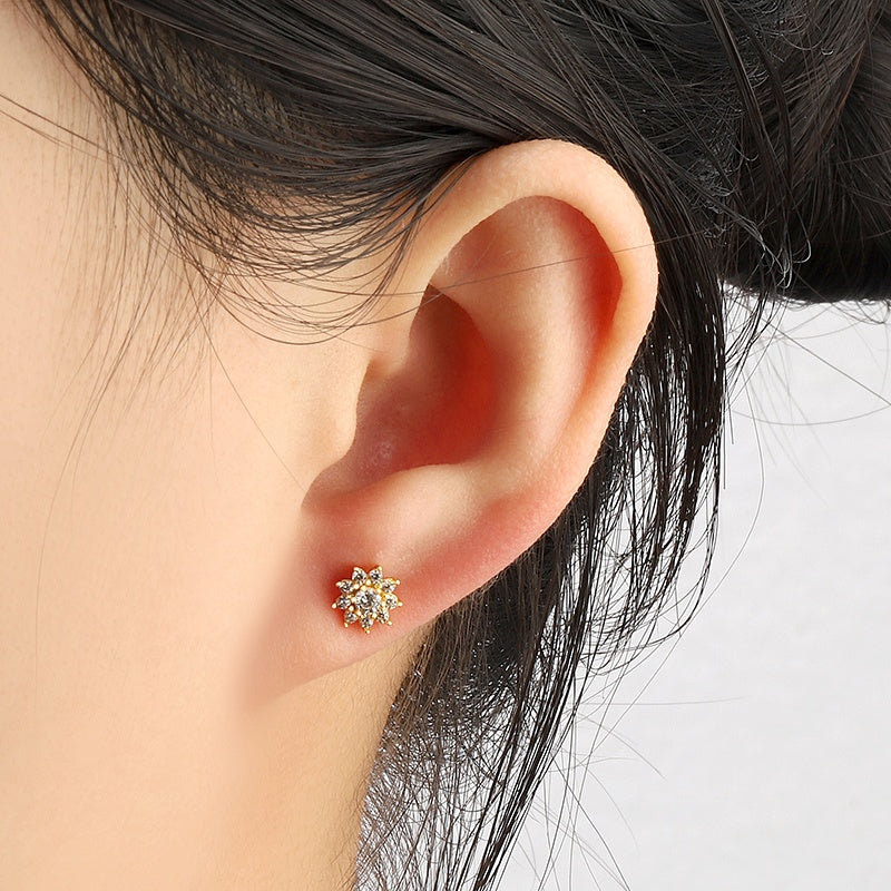 Flower Pretty Ear Piercings