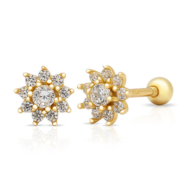 Flower Pretty Ear Piercings