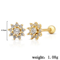 Flower Pretty Ear Piercings