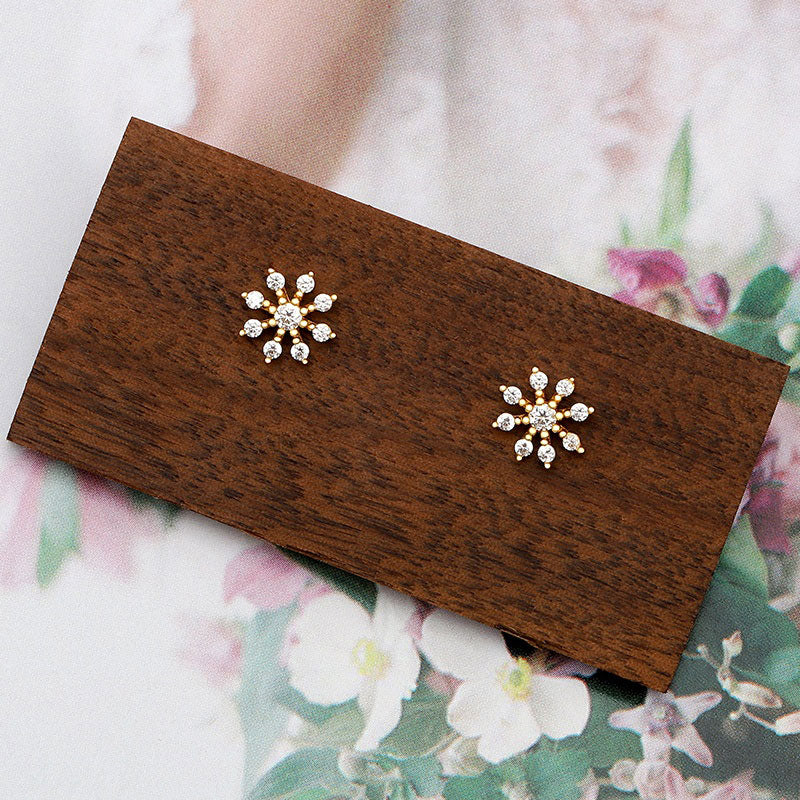 Snowflake Pretty Ear Piercings
