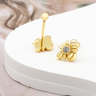 Bee Trendy Cute Ear Piercings