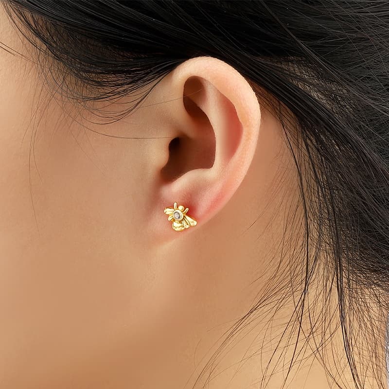 Bee Trendy Cute Ear Piercings
