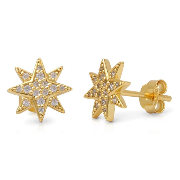 Eight-pointed Star Stud Earring SE00036