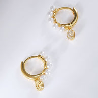 Pearl Dangle Earring Sterling Silver