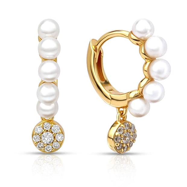 Pearl Dangle Earring Sterling Silver