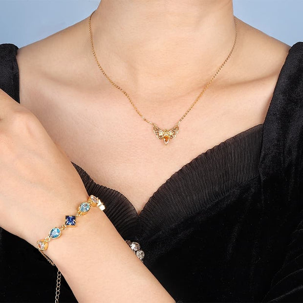 Citrine Bee Necklace