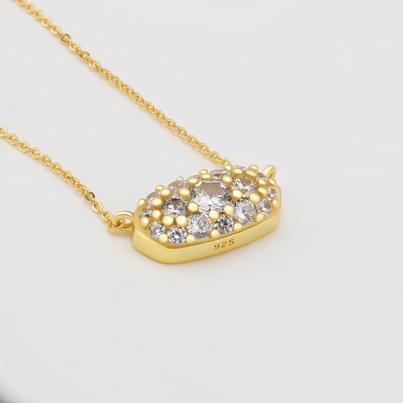 Grayson Gold Crystal Pendant Necklace