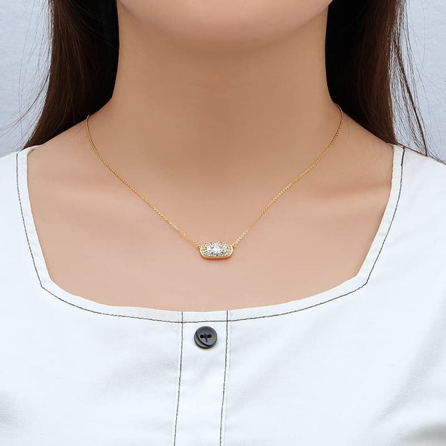 Grayson Gold Crystal Pendant Necklace